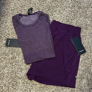 Men’s Lululemon shorts and shirt